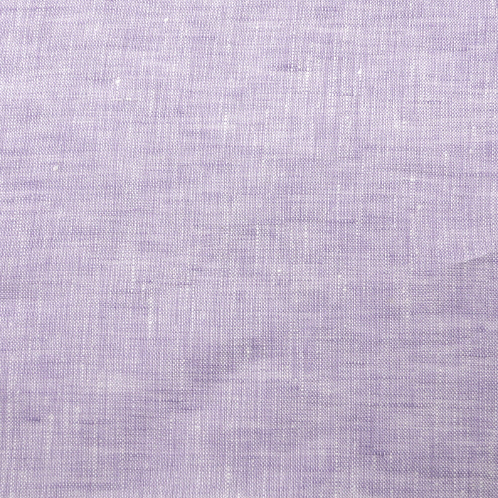 Yarn Dye Linen Lavender and White