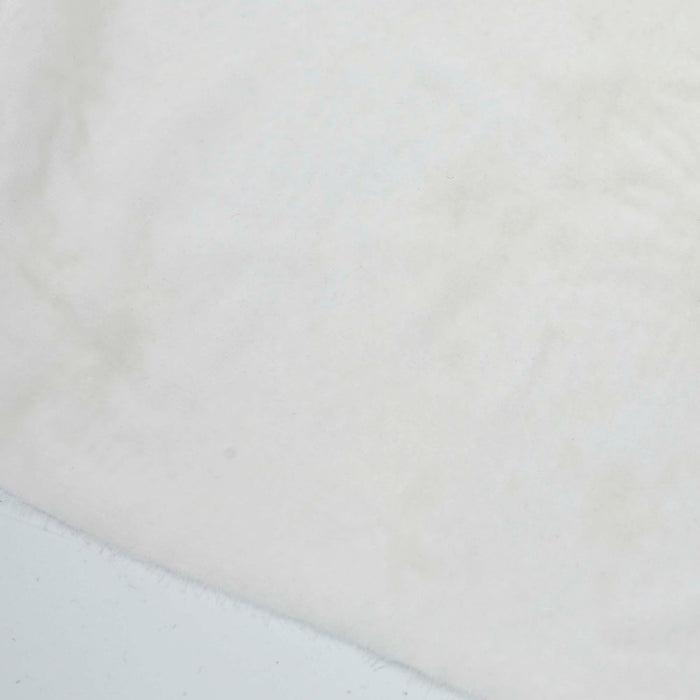 Beautiful Silk Velvet Fabric White