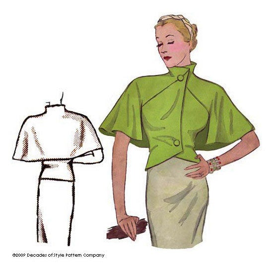 Capelet 1930 Sewing Pattern
