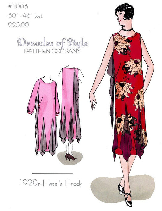Hazel's Frock Dress 1920's Sewing Pattern