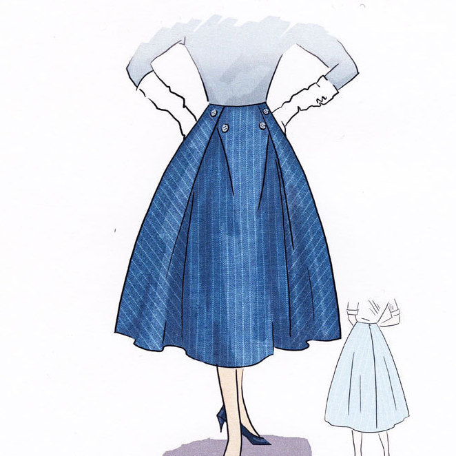 PB & J Skirt 1950 Sewing Pattern